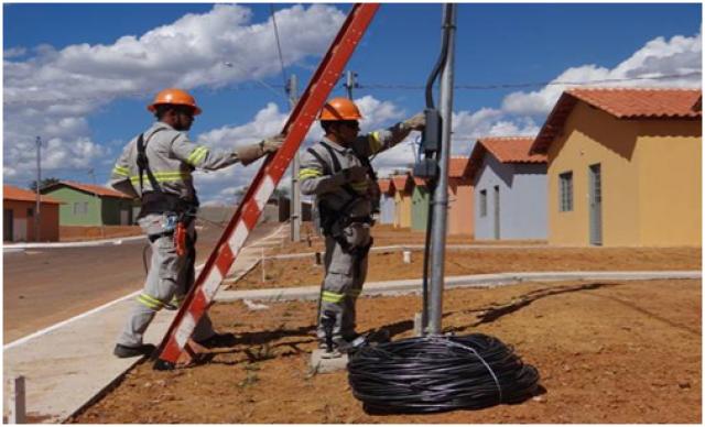 Montagem e Readequa��o da entrada de servi�o